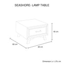 Seashore Lamp Table 1 Drawer