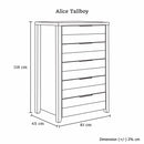 Alice Tallboy White Ash
