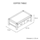 Java Coffee Table Oak