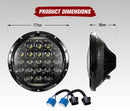 2X 7Inch Led Headlight For Jeep Jk Gq Patrol Projector Led Headlight Drl