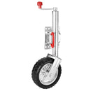 Jockey Wheel 10" Swing Up Solid Wheel 1000KG Caravan Boat Trailer Greasable