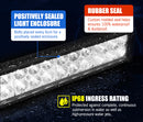 20Inch Cree LED Light Bar Spot Flood Work Driving Light + 23'' Number Plate Frame