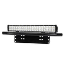 20Inch Cree LED Light Bar Spot Flood Work Driving Light + 23'' Number Plate Frame