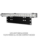 20inch LED Light Bar & Number Plate Frame Integrated 4WD Car Truck Universal fit