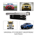 20inch LED Light Bar & Number Plate Frame Integrated 4WD Car Truck Universal fit