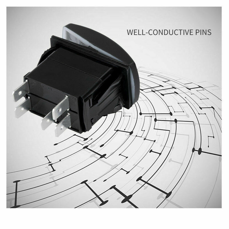 Laser Etched Rocker Switch for Spot Light Work Driving Lamp 4WD UTE 12V 24V