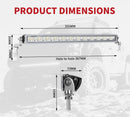 14inch Cree LED Light Bar Super Slim Single Row Flood Beam Offroad Lamp