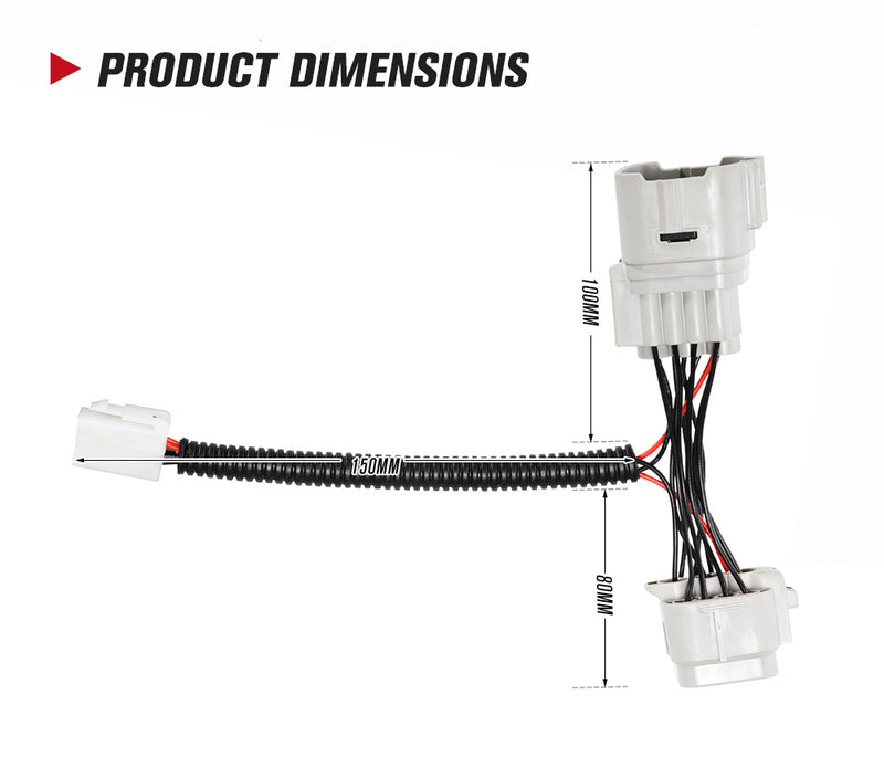Toyota Landcruiser 200 Series Piggy Back Adapter High Beam