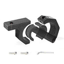 2PCS Bullbar Mounting Bracket Kit 38 50mm Clamp LED Work Light Bar Tube Holder