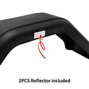 2X TRAILER MUDGUARD PLASTIC SUIT 13" WHEELS TRAILER BOAT CARAVAN ATV BLACK