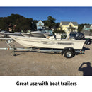 2X TRAILER MUDGUARD PLASTIC SUIT 13" WHEELS TRAILER BOAT CARAVAN ATV BLACK