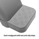 2X TRAILER MUDGUARD PLASTIC SUIT 13" WHEELS TRAILER BOAT CARAVAN ATV BLACK