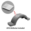 2X TRAILER MUDGUARD PLASTIC SUIT 13" WHEELS TRAILER BOAT CARAVAN ATV BLACK