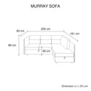 Murray Corner Sofa Bed Grey