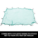 Cargo Net 1.5m x 2.2m 35mm Square Mesh Bungee Cord with Hook for Ute Trailer