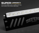 14inch CREE LED Light Bar Single Row Driving Beam W/ Number Plate Frame 4x4 Offroad
