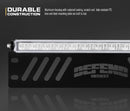 14inch CREE LED Light Bar Single Row Driving Beam W/ Number Plate Frame 4x4 Offroad