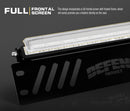 14inch CREE LED Light Bar Single Row Driving Beam W/ Number Plate Frame 4x4 Offroad