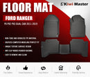 KIWI MASTER 3D Rubber Floor Mats for Ford Ranger Wildtrak PX PX2 PX3 2011-2019