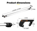 Universal Car Top Roof Rack Rail Cross Bars Aluminum 820-1490MM Lockable Silver