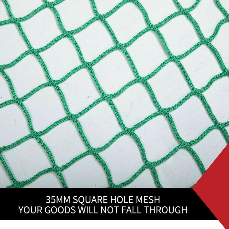 Cargo Net For Ute Trailer Truck 2Mx3M Nylon 35Mm Mesh Bungee Cord Free 15Pc Hook