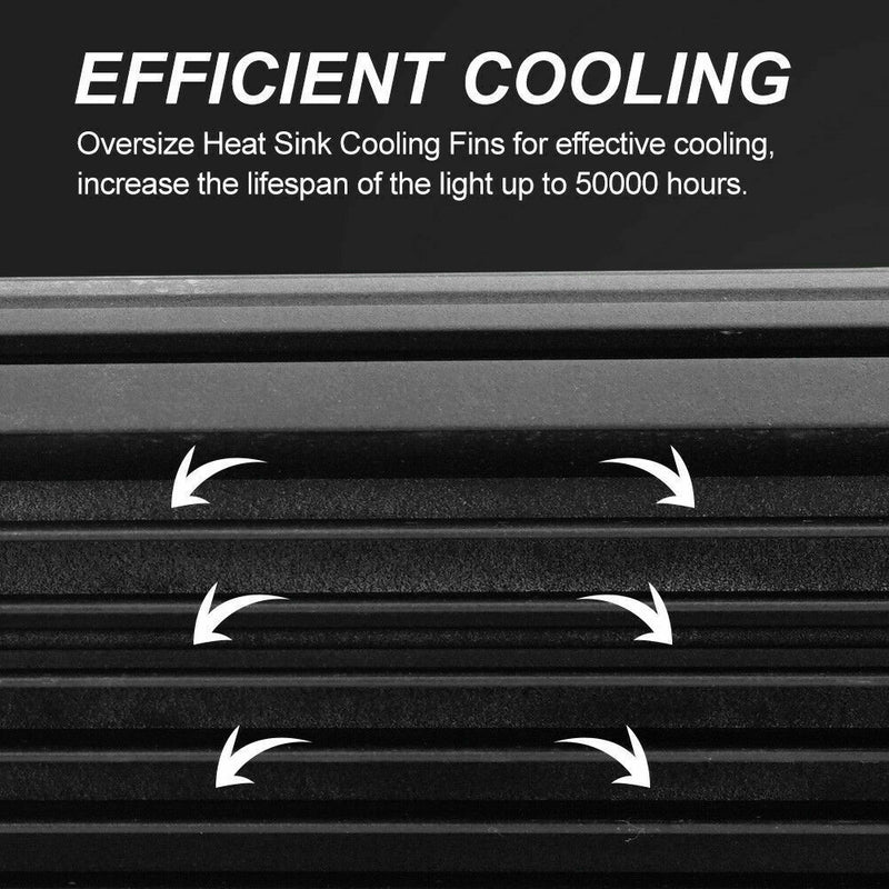 23inch LED Light Bar Triple Row Spot Flood Combo Work Driving Offroad 4x4