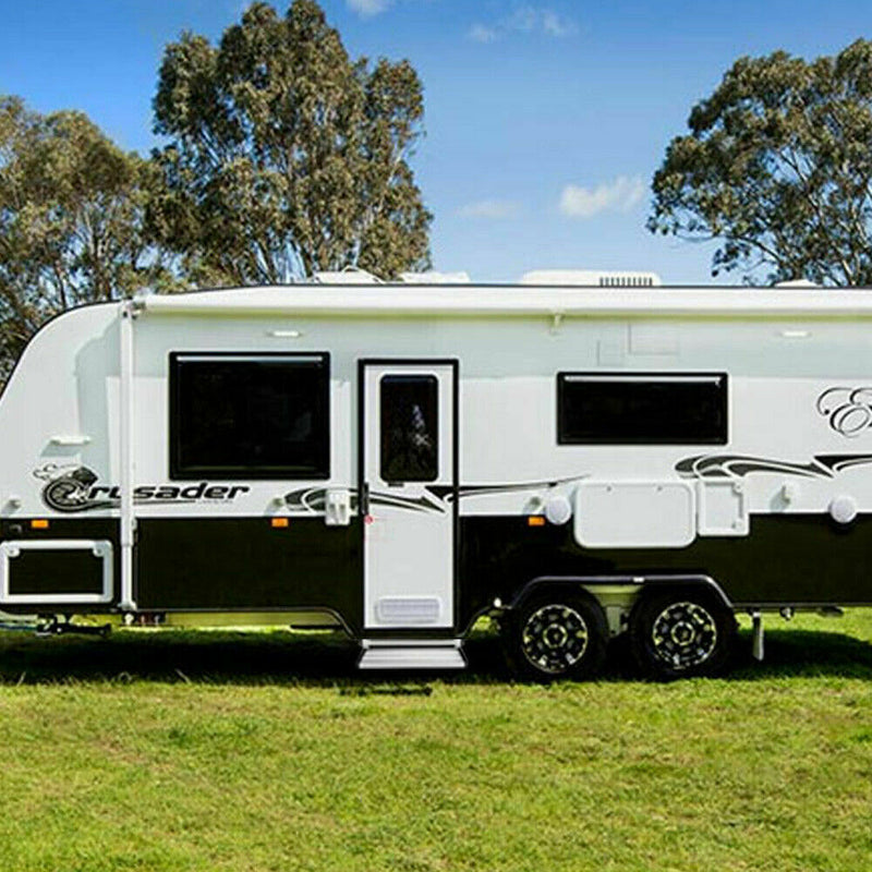 Caravan Step Aluminium Pull Out Folding Caravan Step Camper Trailer Motorhome RV