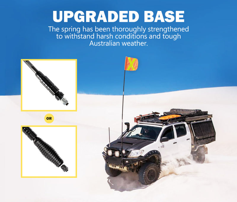SAN HIMA 3M Recovery Sand Flag Safety Flag Simpson Desert Quick Connector Base