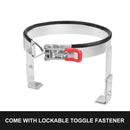 Gas Bottle Holder 4.5 KG Lockable Galvanized for Trailer Camping Caravans 4WD