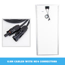 200W 12V Mono Solar Panel Kit Caravan Camping Power Battery Charging Home