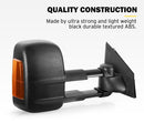 SAN HIMA Pair Towing Mirrors Extendable for Mazda BT-50 2012-ON