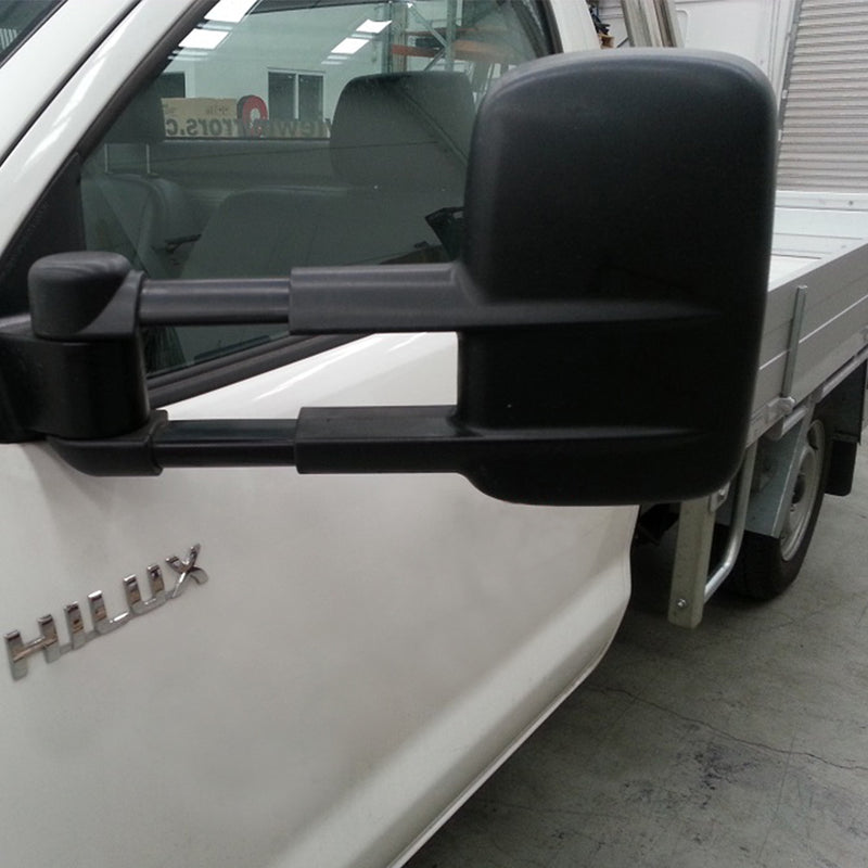 Pair Extendable Towing Mirrors Fit Toyota HILUX 2005-2015
