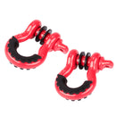 2PCS Bow Shackle D-ring 5T 5Ton Rated 22mm Offroad Recovery Tow Car Trailer 4WD