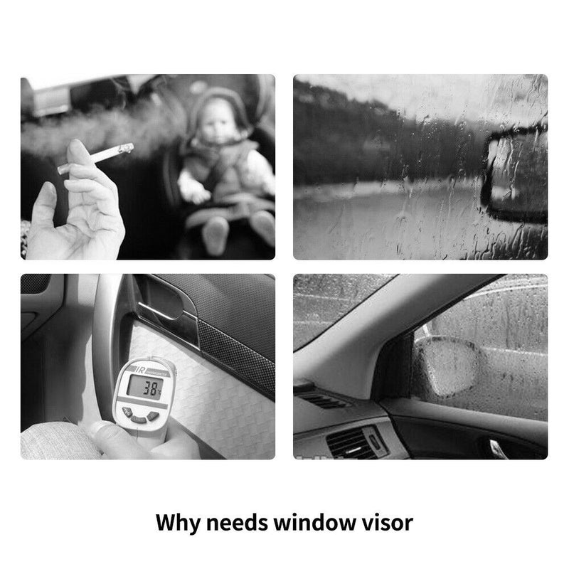 Weather Shield Window Visor For Nissan NAVARA NP300 D23 2015-2019