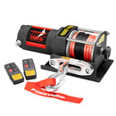 Fieryred 3000Lbs/1361Kg Wireless 12V Electric Winch Synthetic Rope Boat Atv 4WD