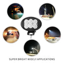 6inch 60W CREE LED Work Light Flood Beam 4WD Tractor Boat Super Bright Round