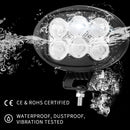 6inch 60W CREE LED Work Light Flood Beam 4WD Tractor Boat Super Bright Round