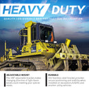 6inch 60W CREE LED Work Light Flood Beam 4WD Tractor Boat Super Bright Round