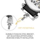 Pair 4Inch Led Driving Lights Round Work Spot Flood Work Driving Lamp Offroad