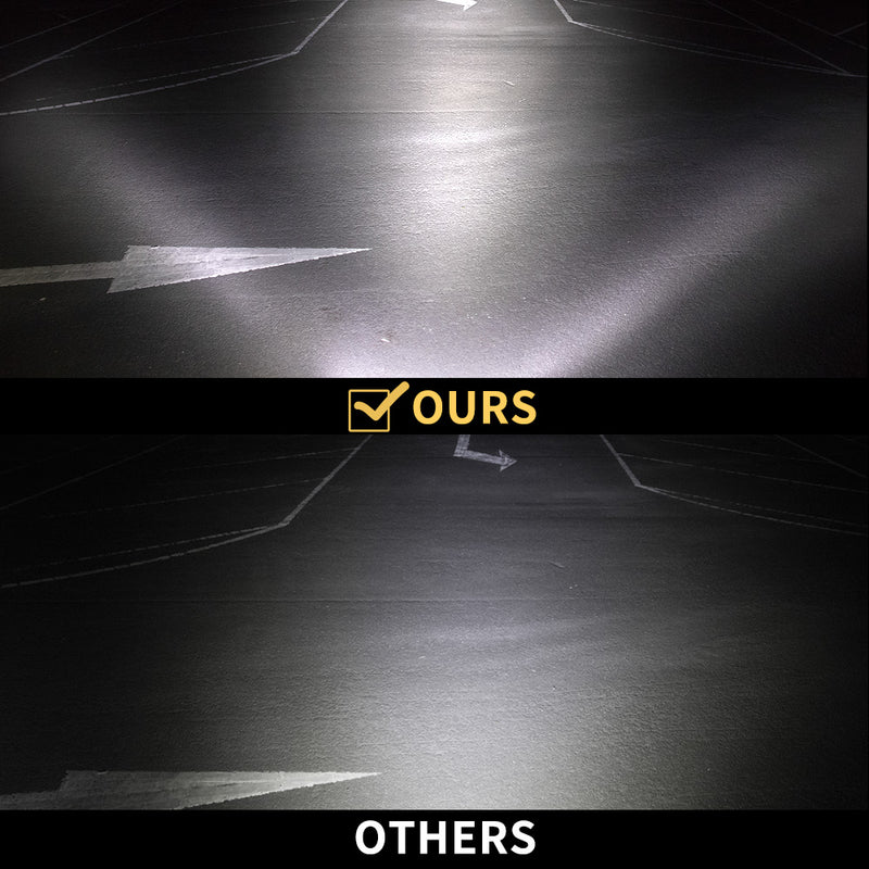 Pair 4inch LED Driving Lights Work Spot Flood Combo Cree Square Offroad 4WD
