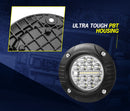2x 5inch Cree Flush Mount LED Work Light Bar Combo Reverse Round Fog Lamp 4WD