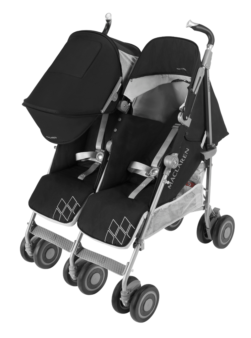 Twin Techno Stroller - Black
