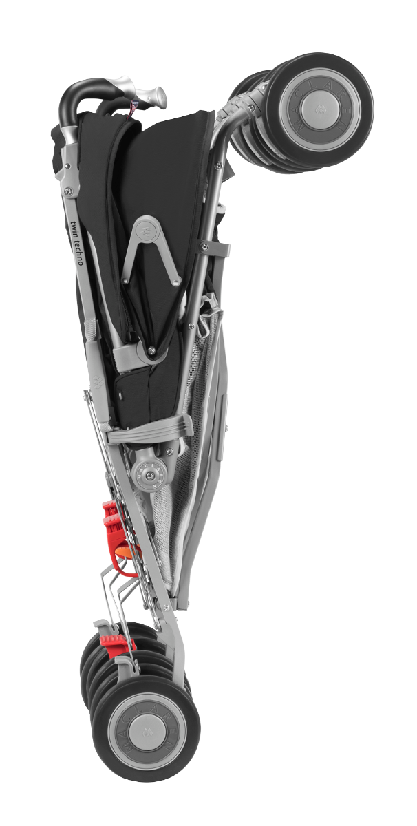 Twin Techno Stroller - Black
