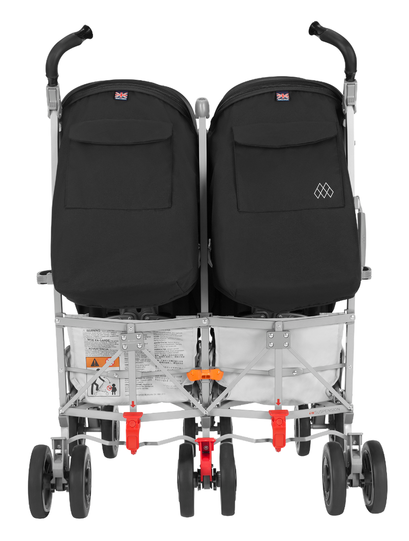 Twin Techno Stroller - Black