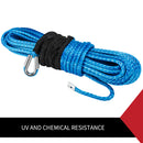 10Mm X 30M Synthetic Winch Rope Dyneema Sk75 Tow Recovery Cable 4WD Car Boat